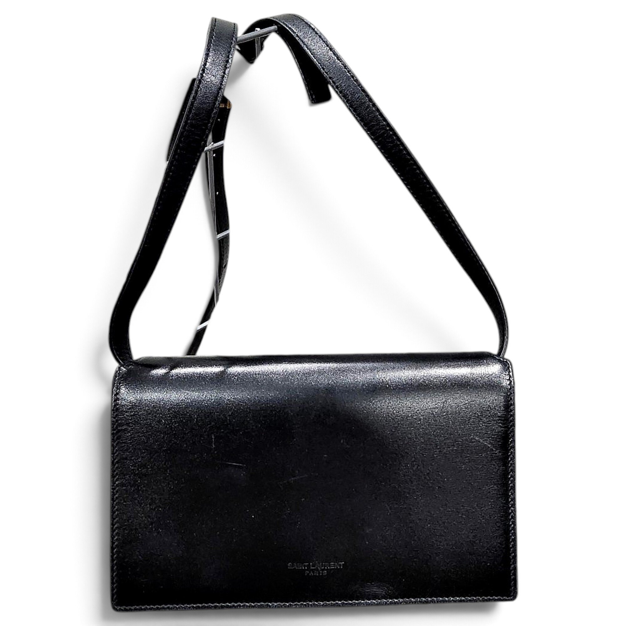 Domino leather handbag