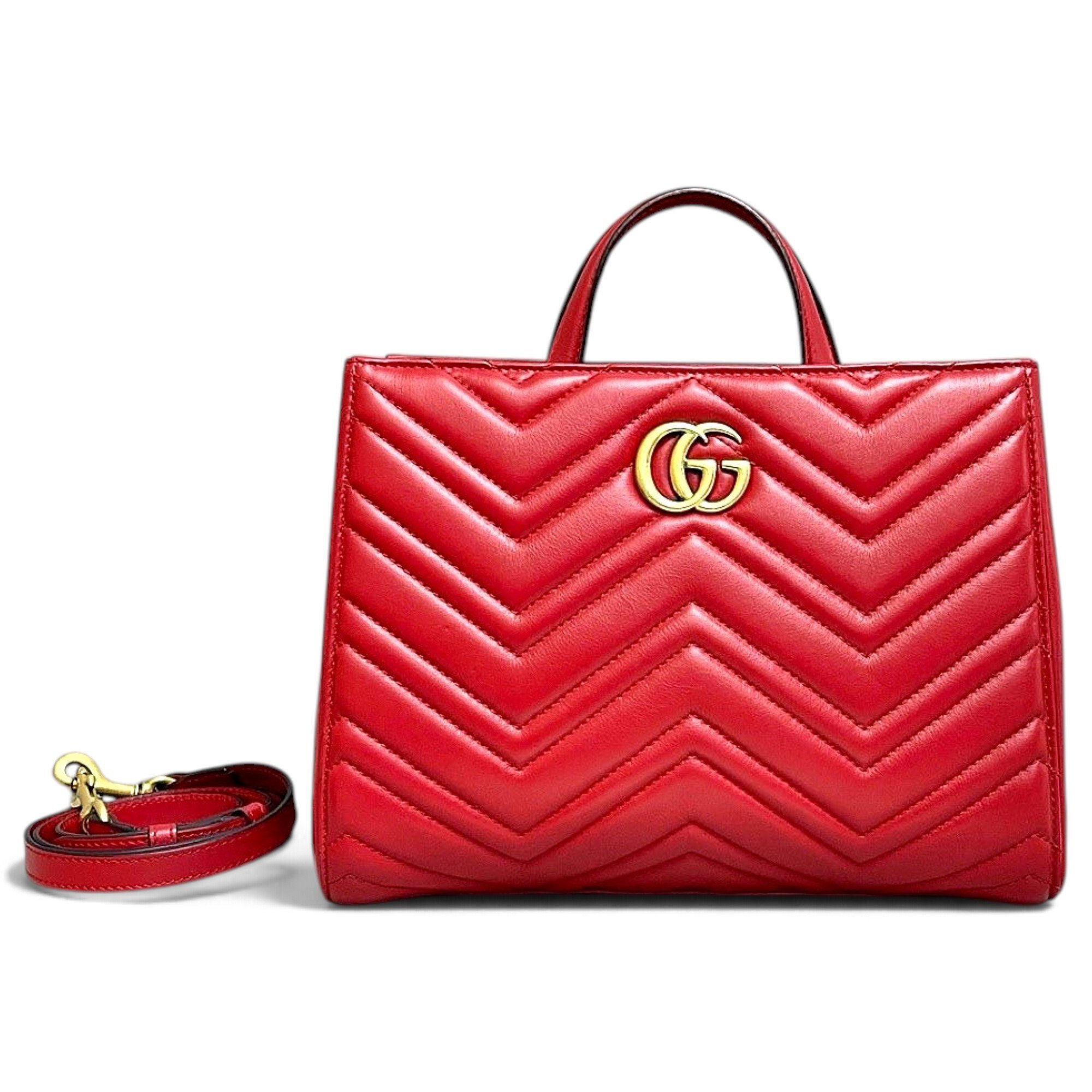 GG Marmont Shopping leather handbag
