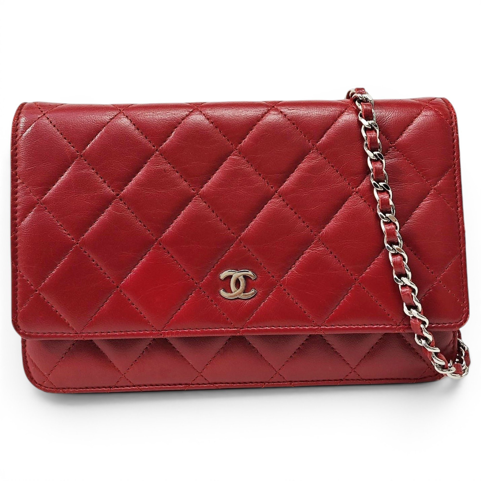 Wallet On Chain Timeless/Classique leather crossbody bag