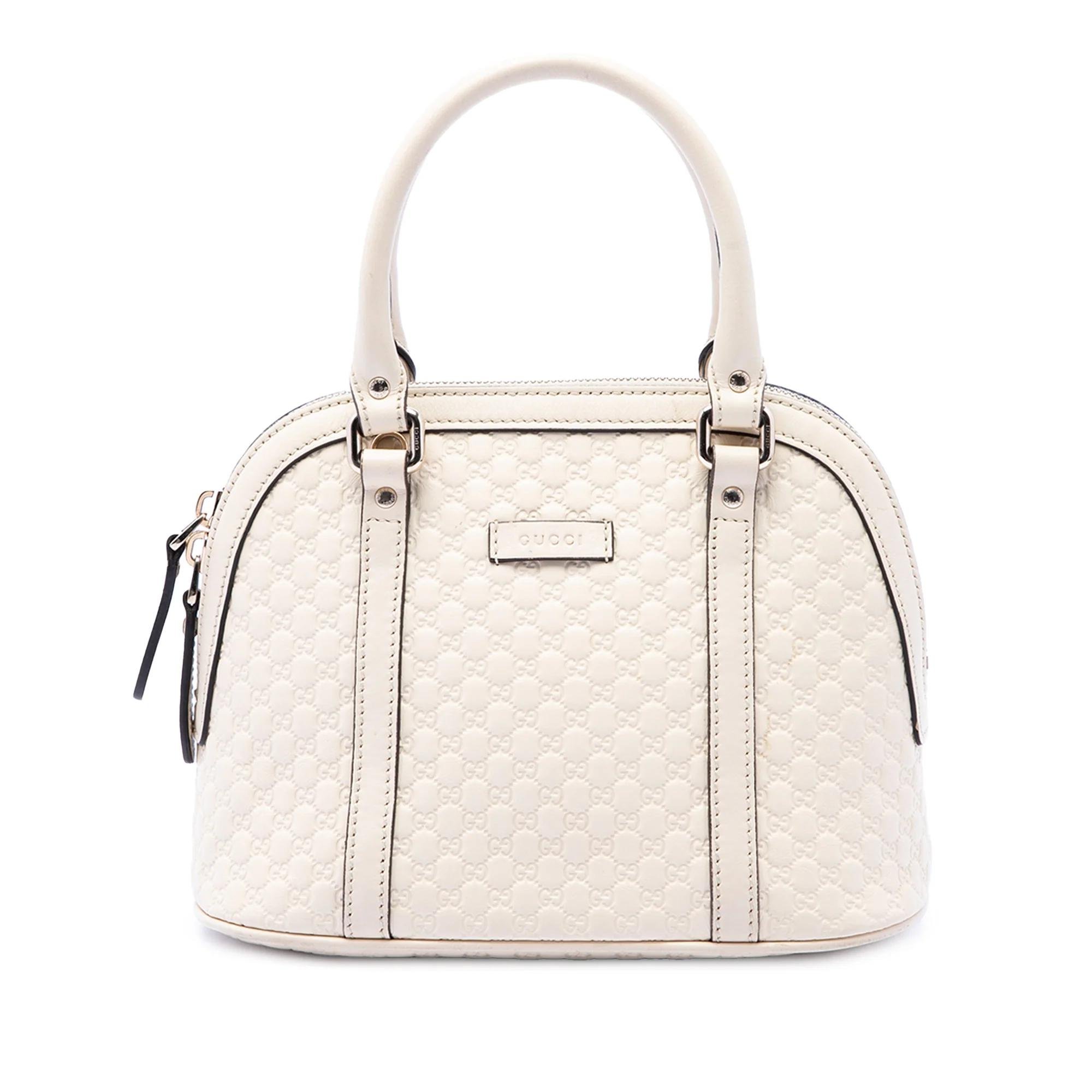 Dôme leather satchel