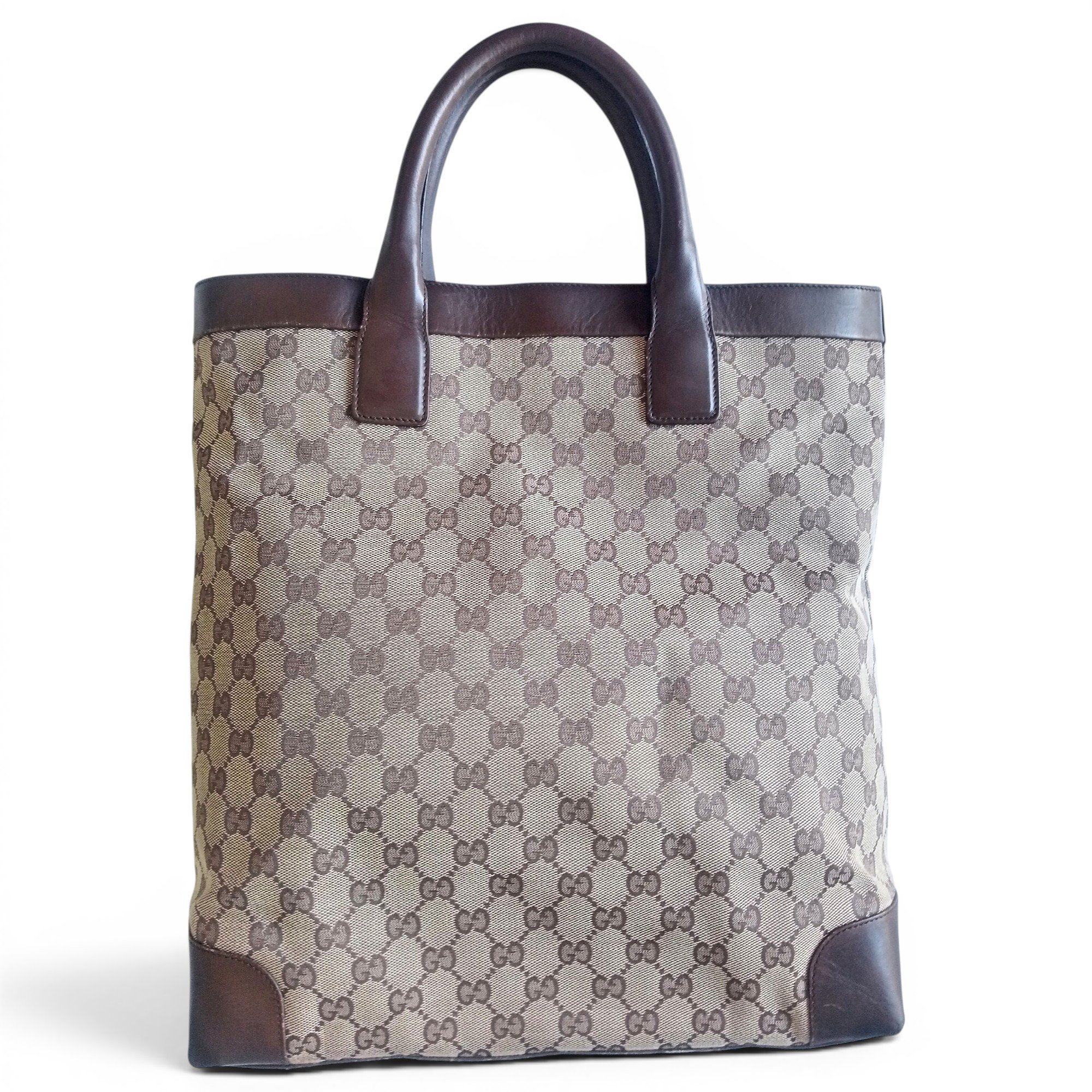 Leather tote