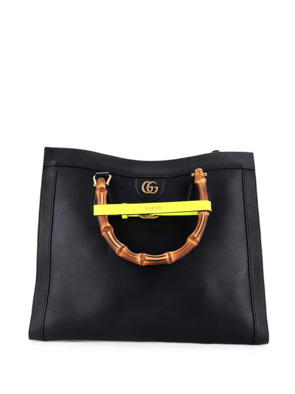 Diana NM Bamboo Handle Leather Medium tote bag