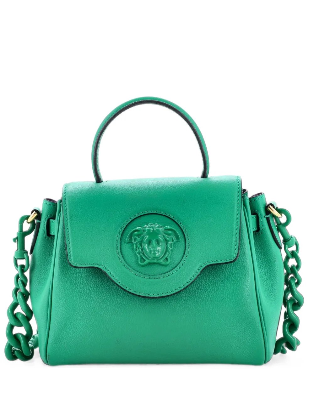 La Medusa Top Handle Bag Leather Small satchel