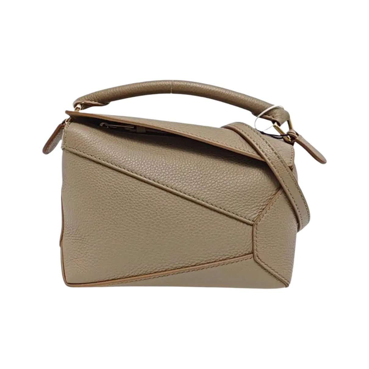 Puzzle leather mini bag
