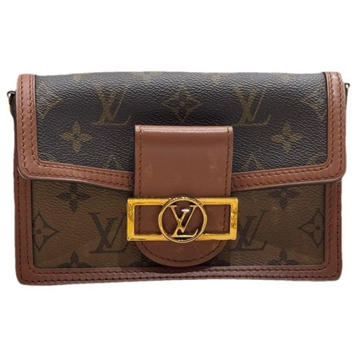 Dauphine leather handbag