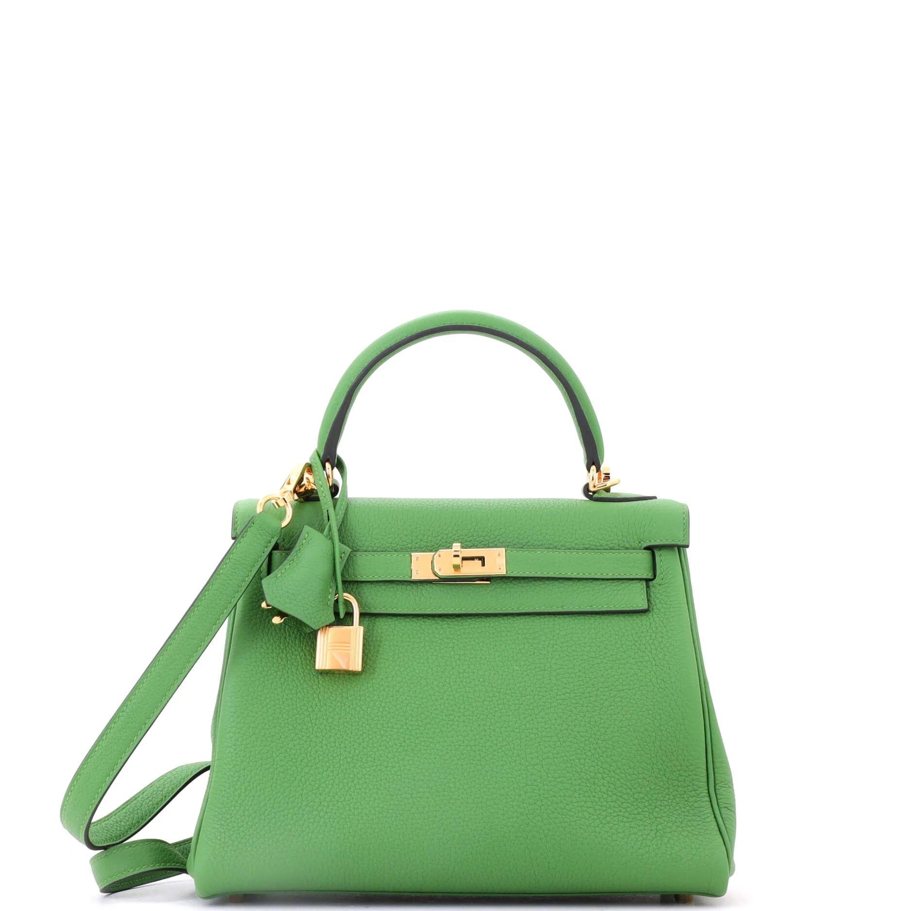 Kelly 25 leather handbag