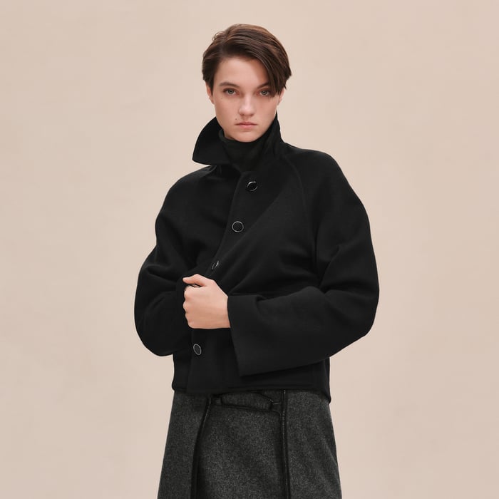 Noir Cashmere Jacket