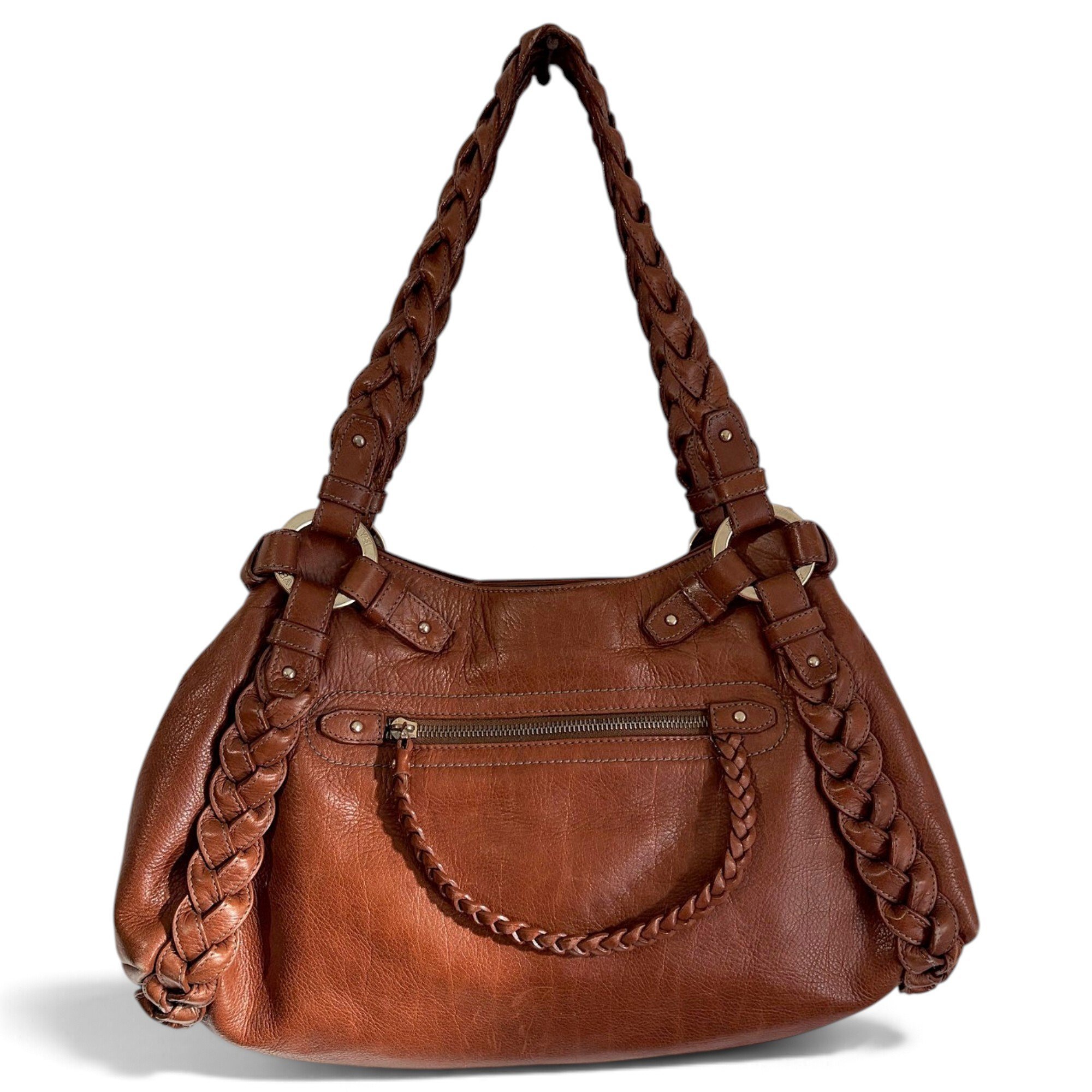 Leather handbag