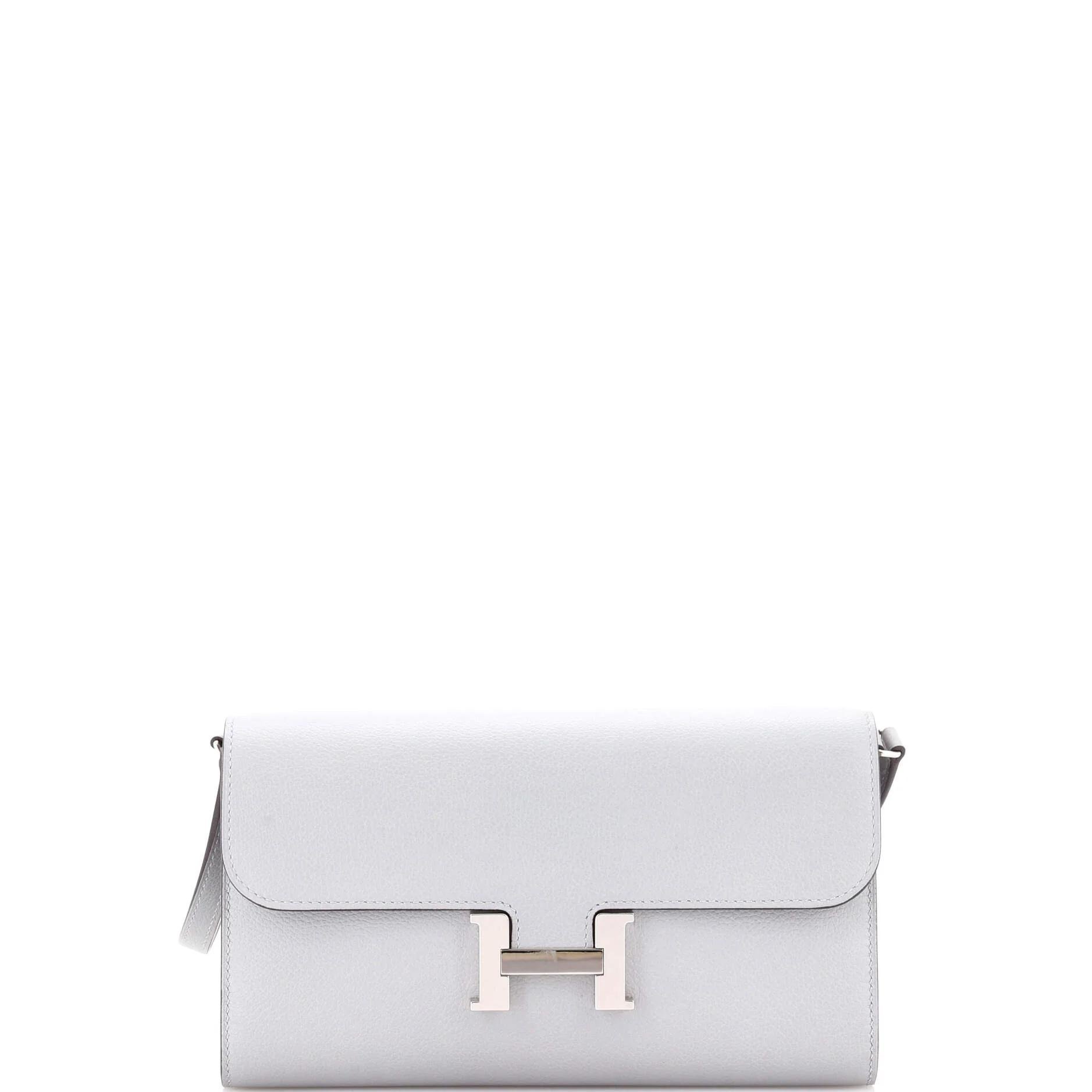 Leather clutch bag