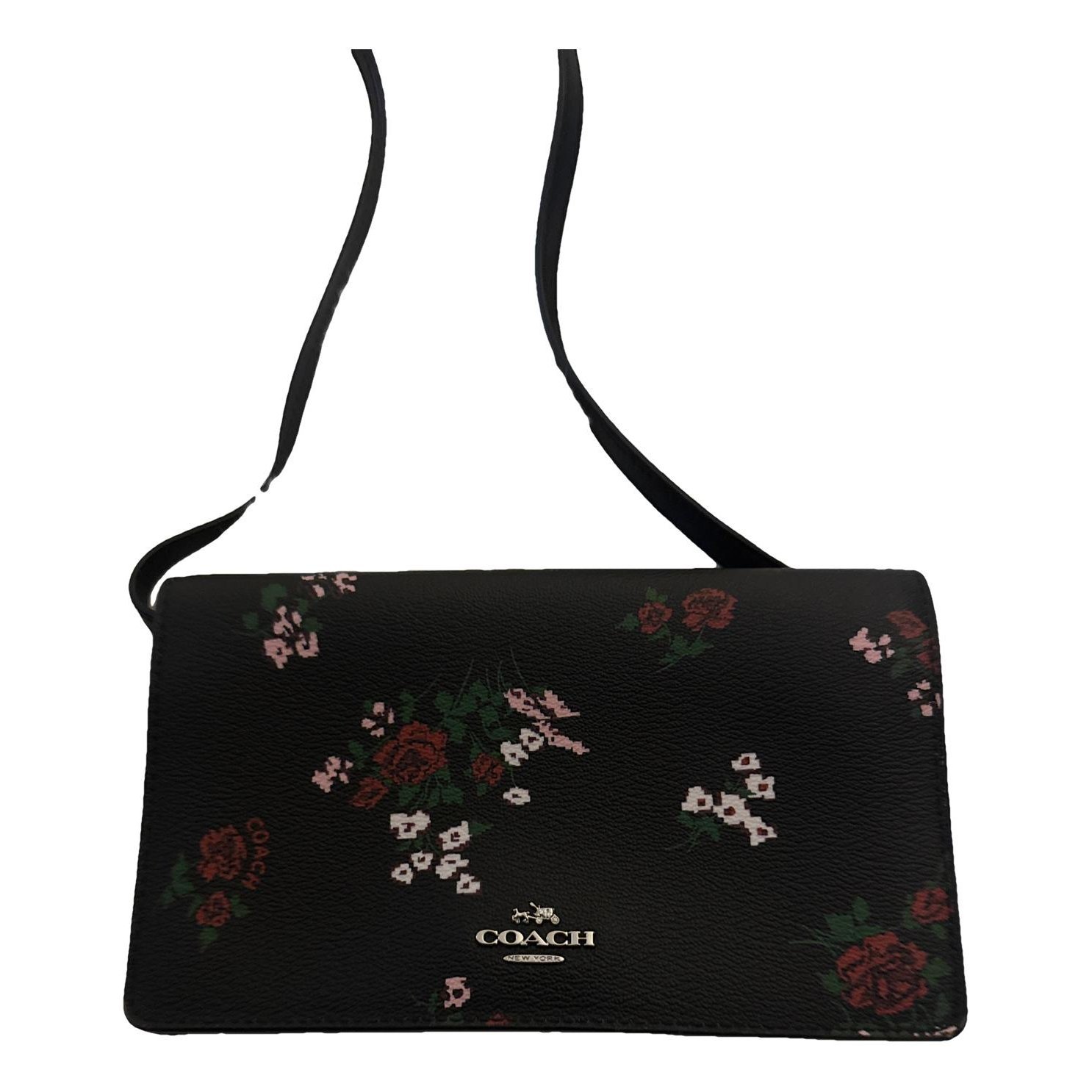 Signature Sufflette leather clutch bag