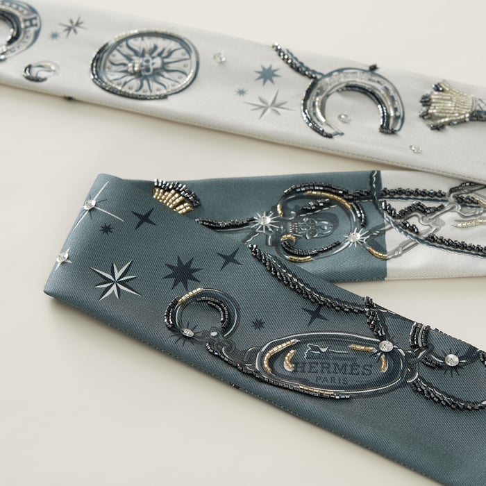c'Est La Fete Exceptional Embroidered Twill Ribbon
