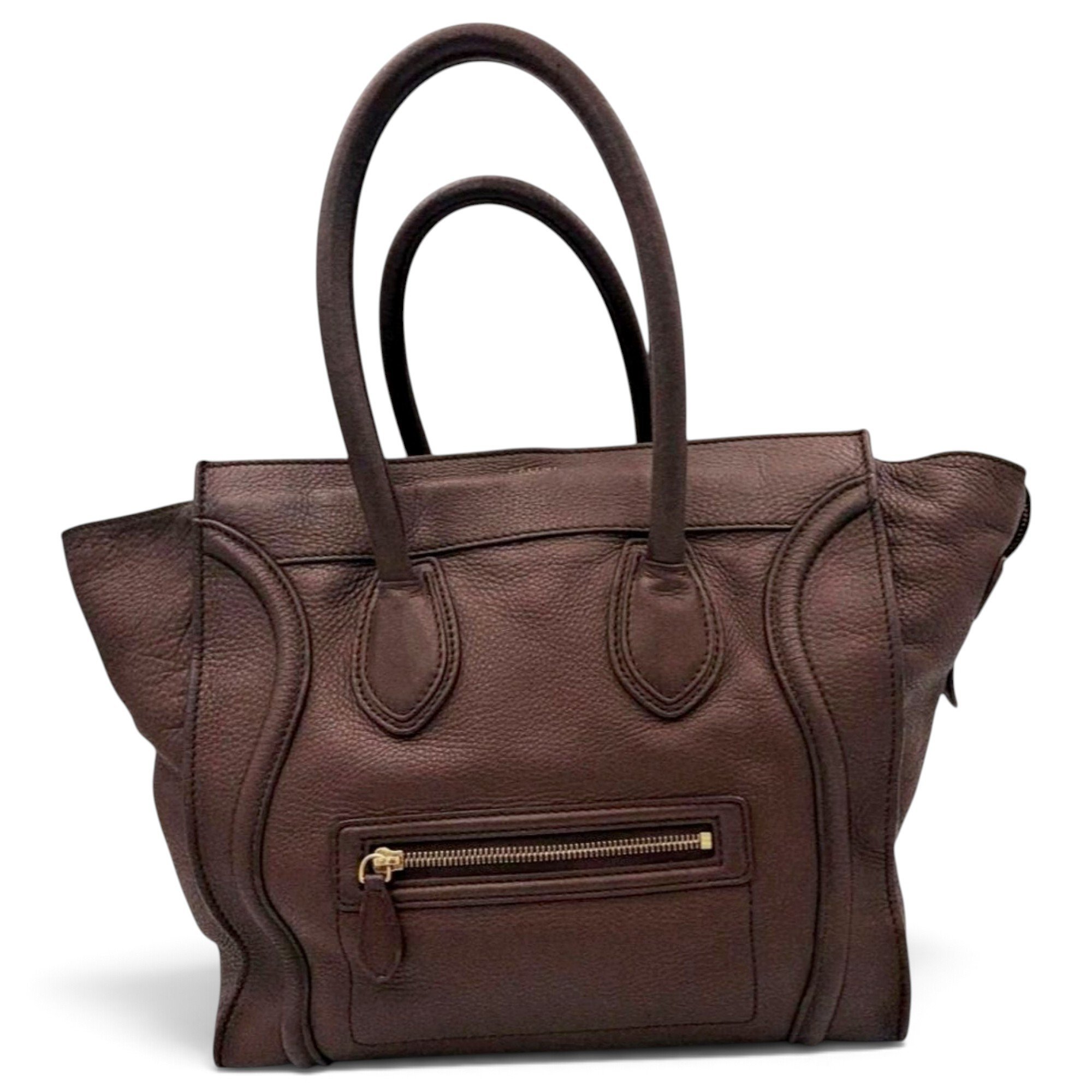 Luggage leather handbag