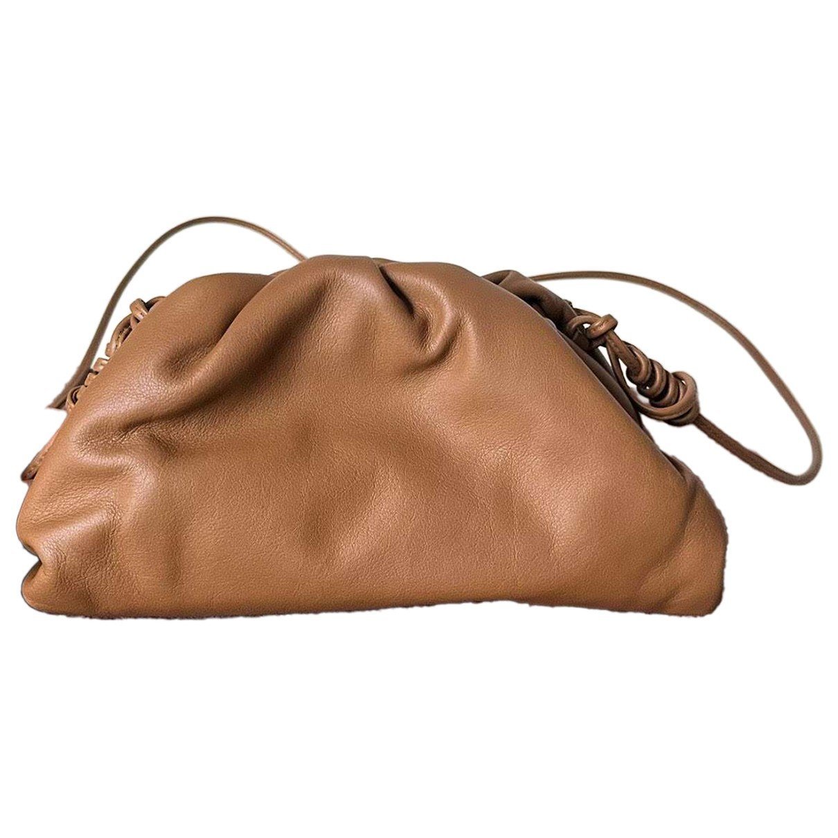 Pouch leather handbag