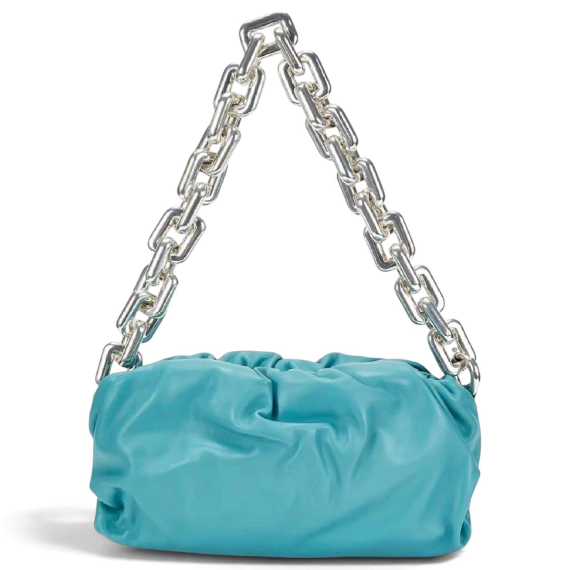 Chain Pouch leather handbag