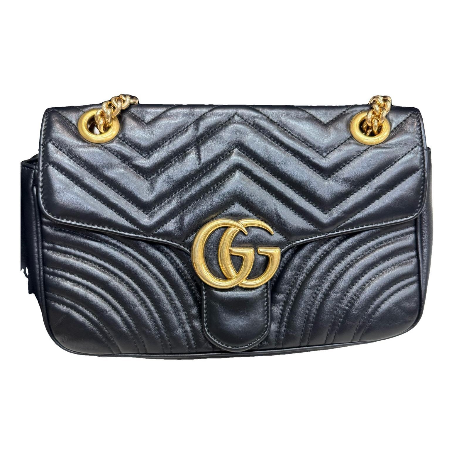 GG Marmont Flap leather crossbody bag