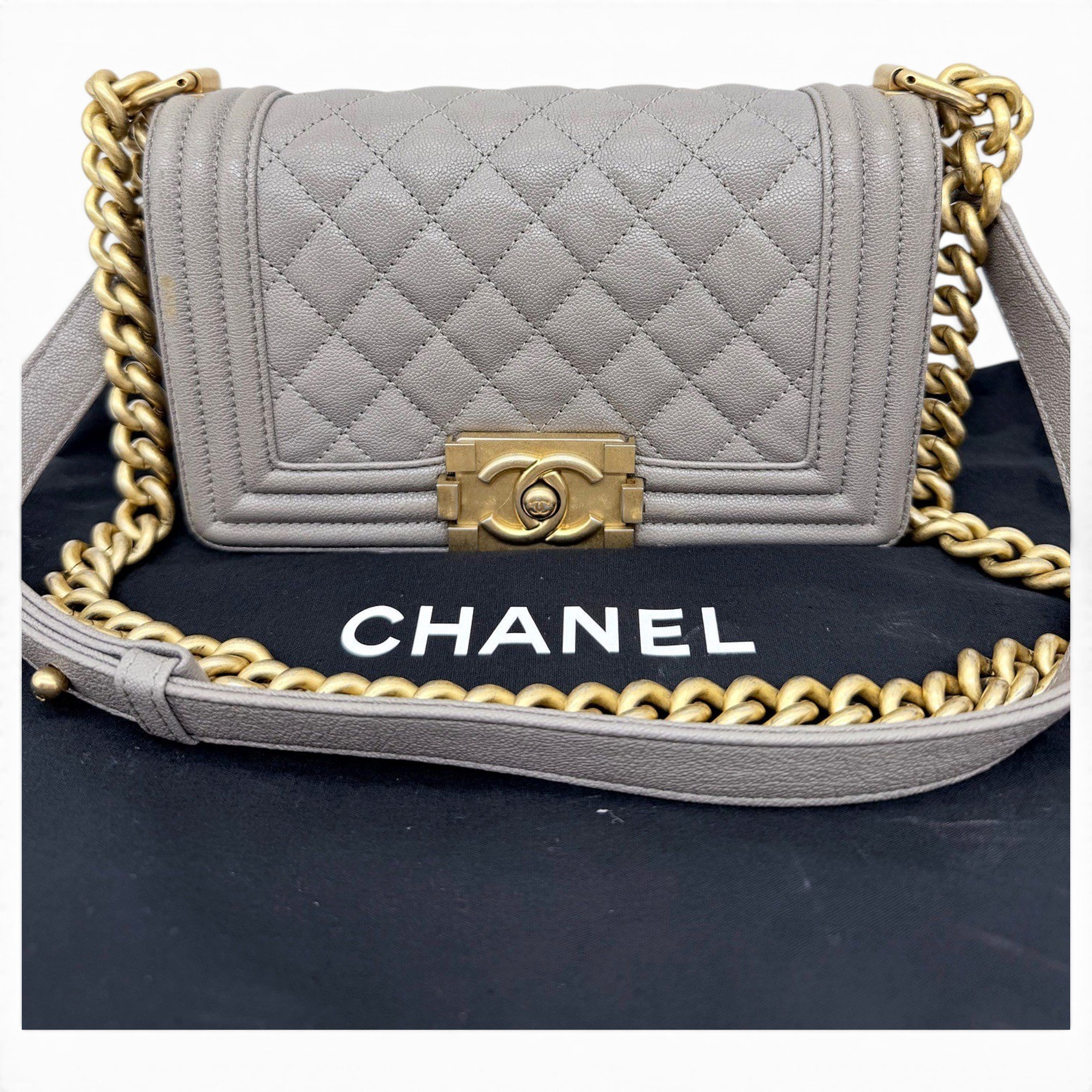 Boy leather crossbody bag