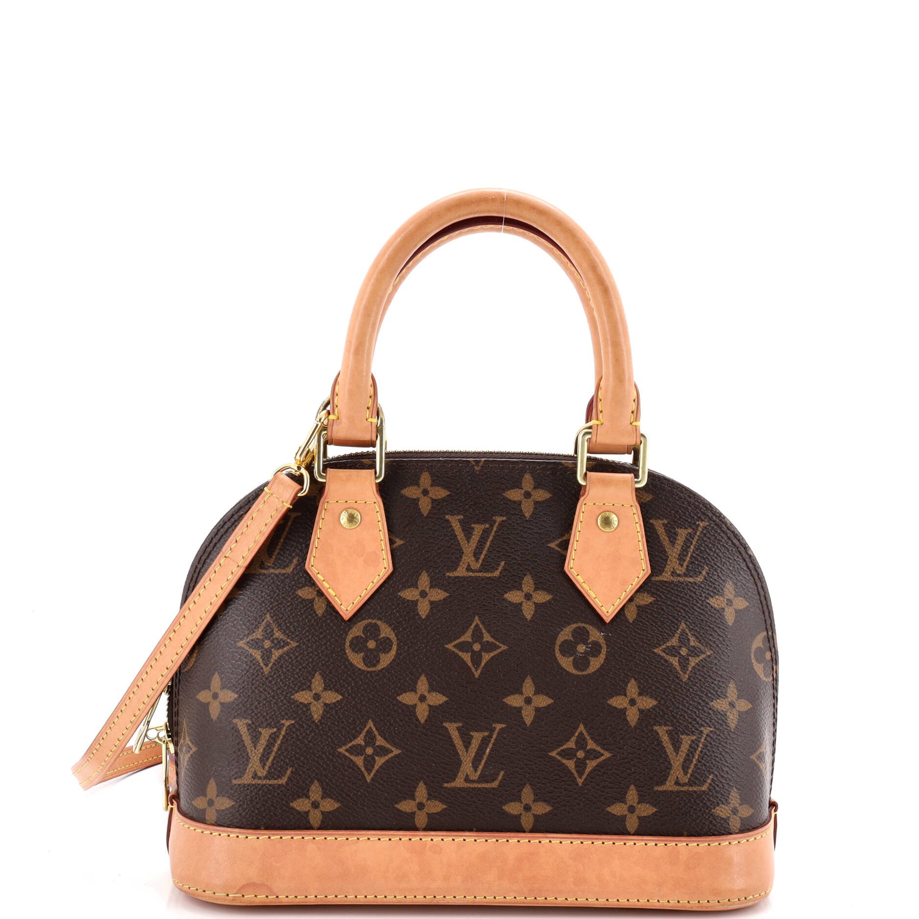 Louis Vuitton Alma Handbag Monogram Canvas BB