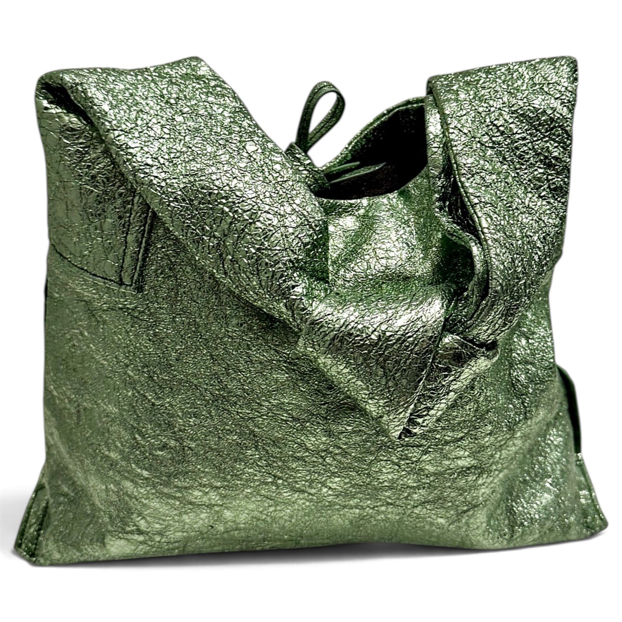Leather handbag