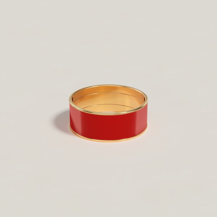 Rouge Amarante Uni Ring, Medium Model