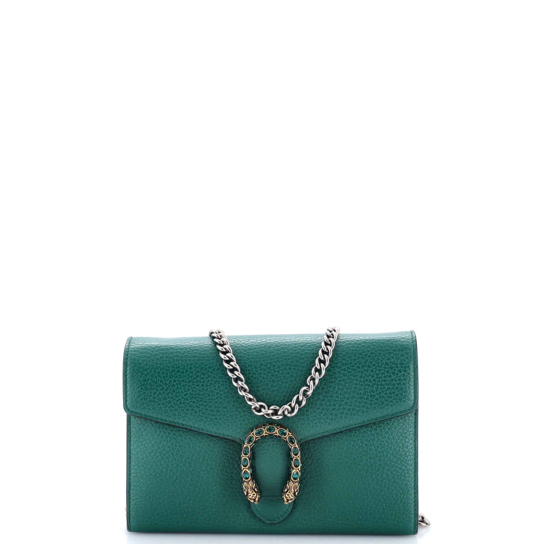 Dionysus Chain Wallet Leather with Embellished Detail Small