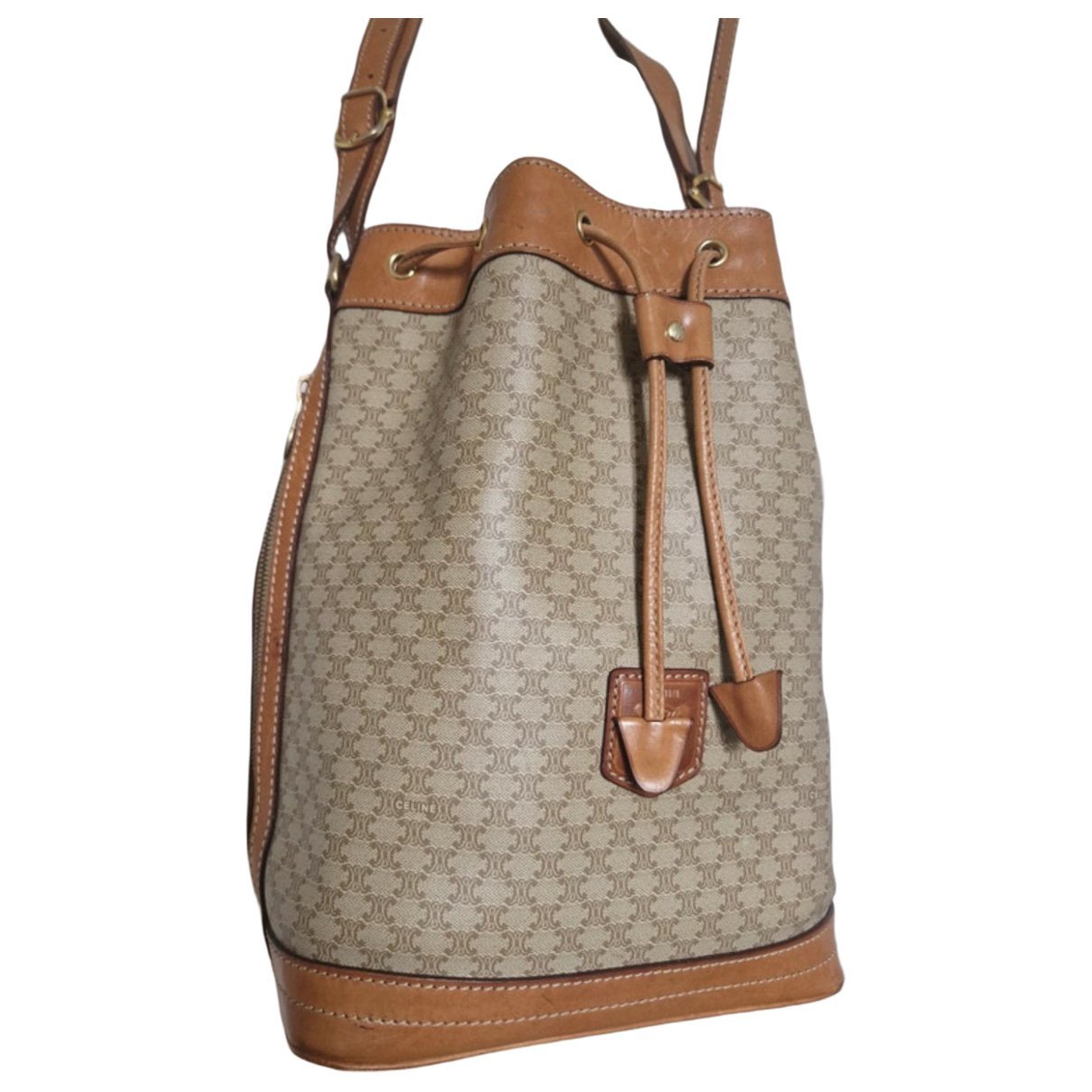 SAC SEAU leather crossbody bag
