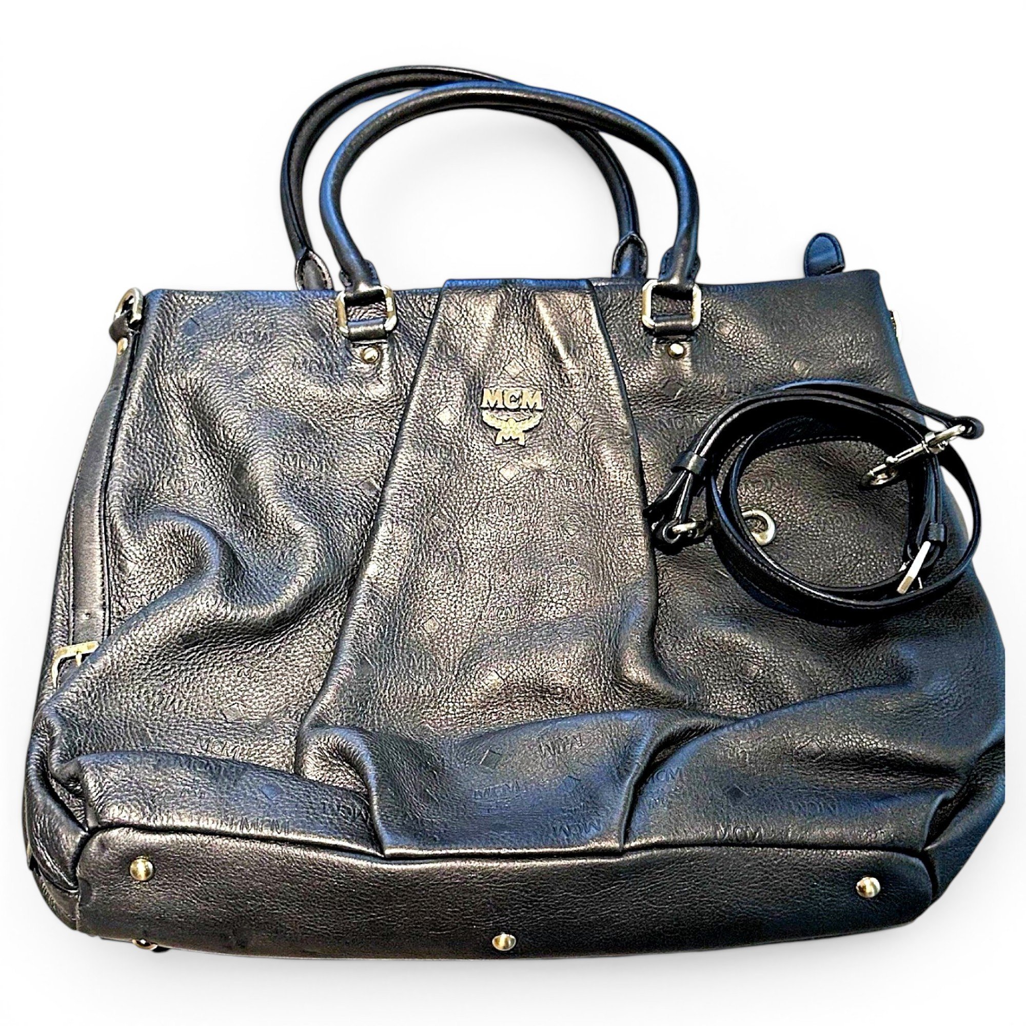 Leather handbag