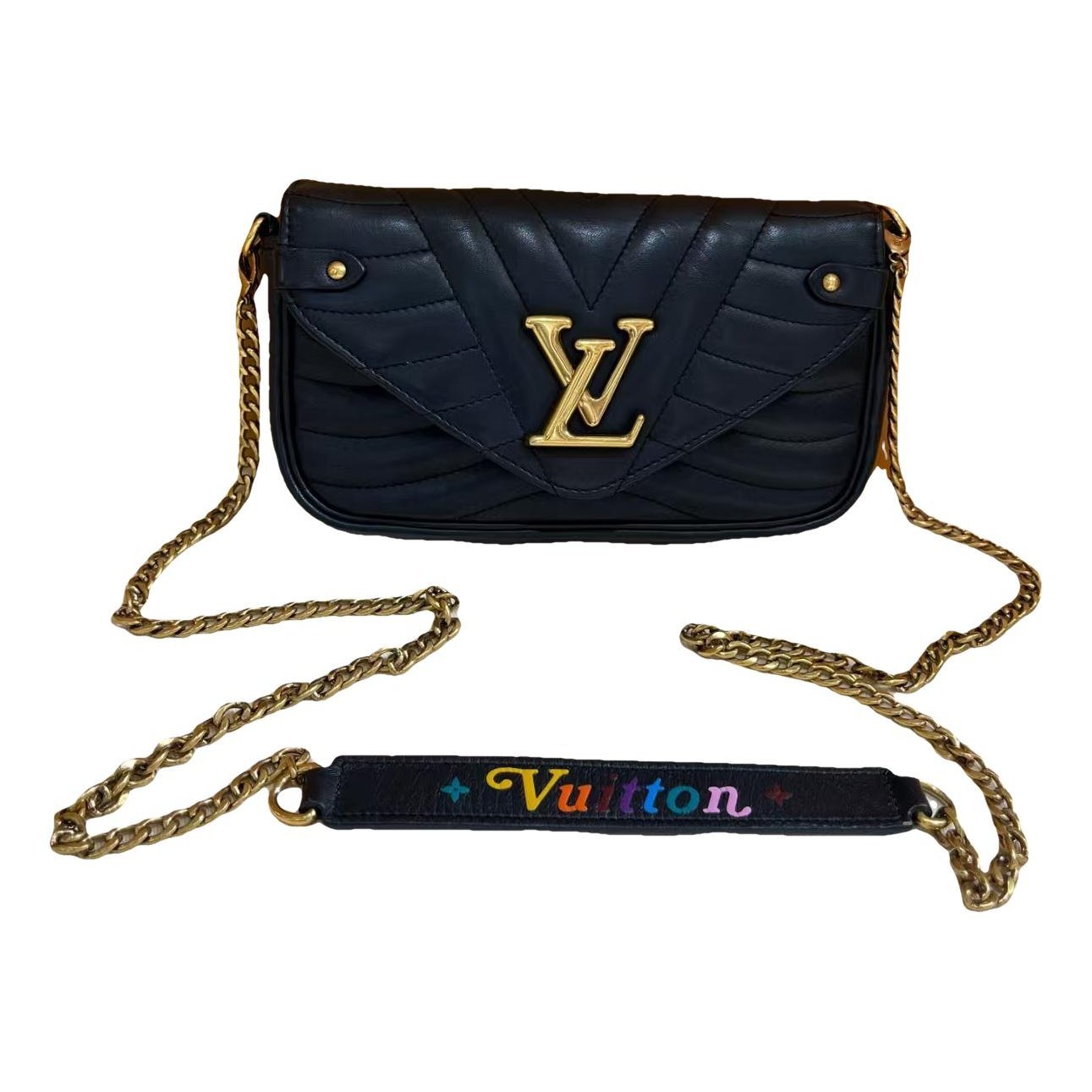 New Wave leather handbag