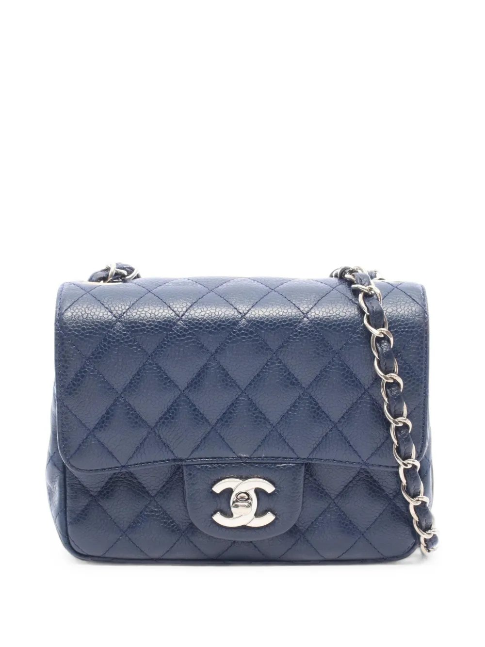 2011 Classic Mini Square Flap Matelassé shoulder bag