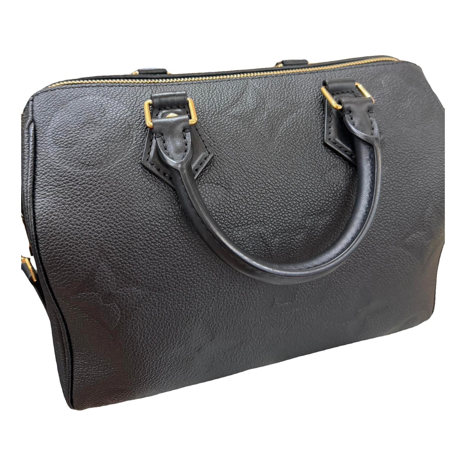 Speedy leather handbag