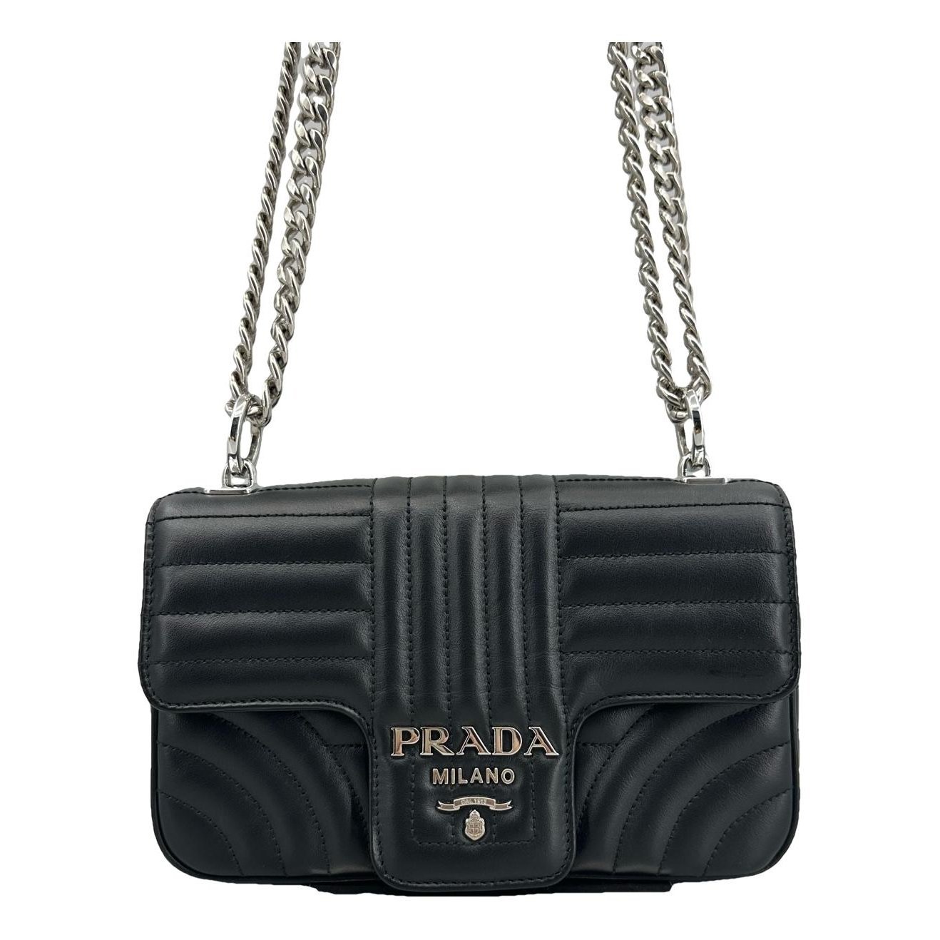 Diagramme leather crossbody bag