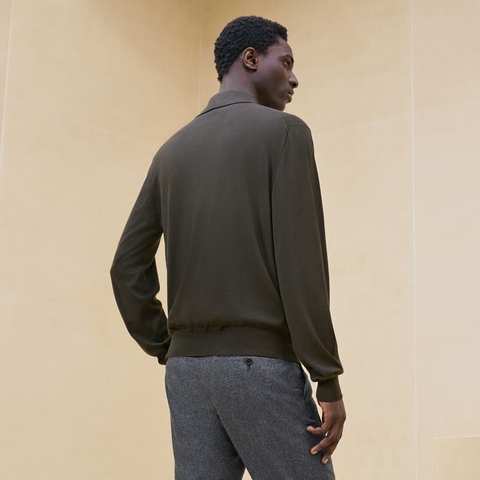Kaki "Detail H" Polo Shirt