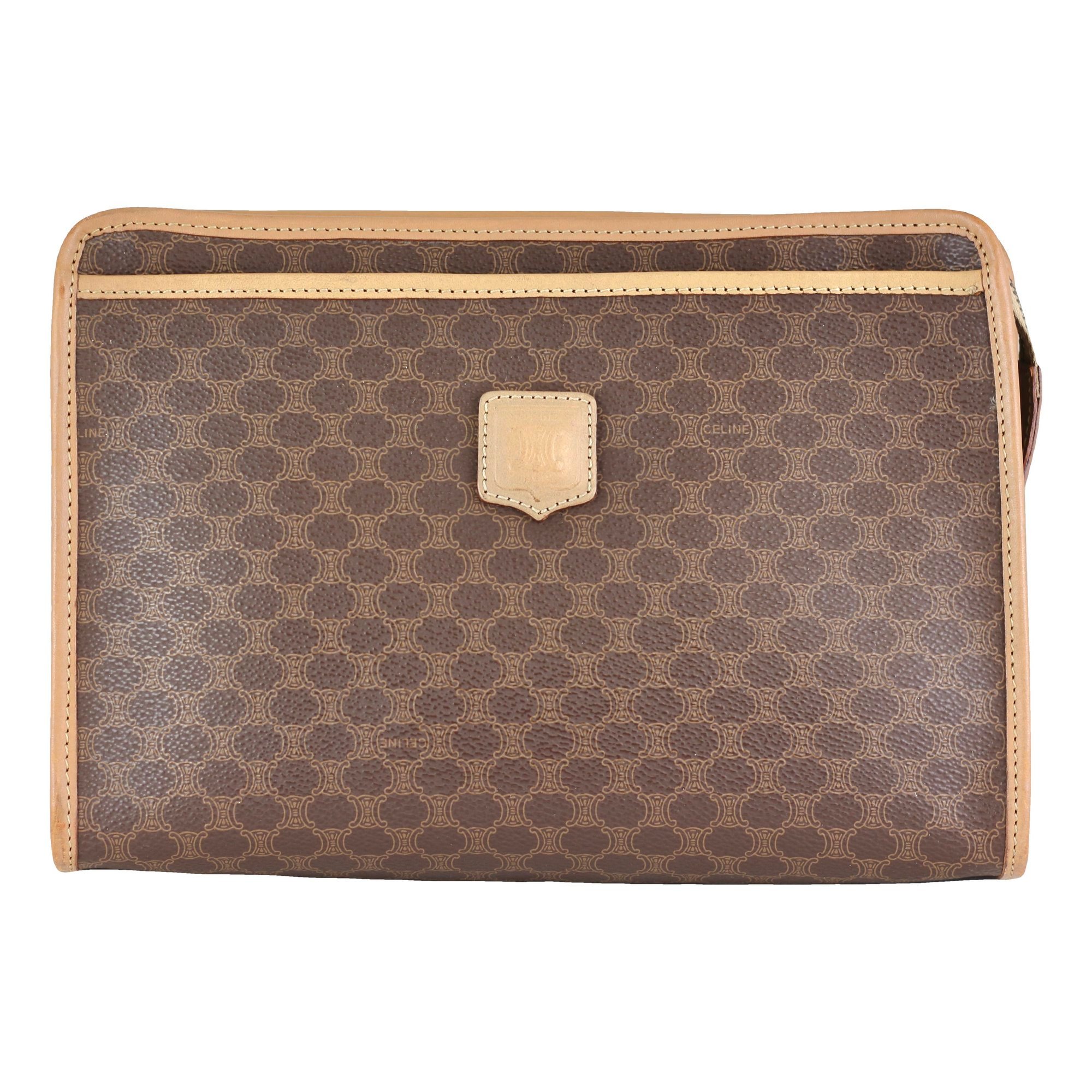 Leather vanity case
