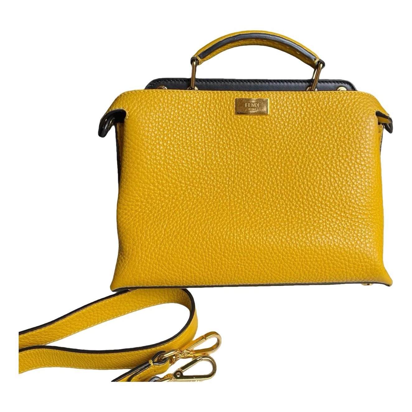 Peekaboo leather handbag