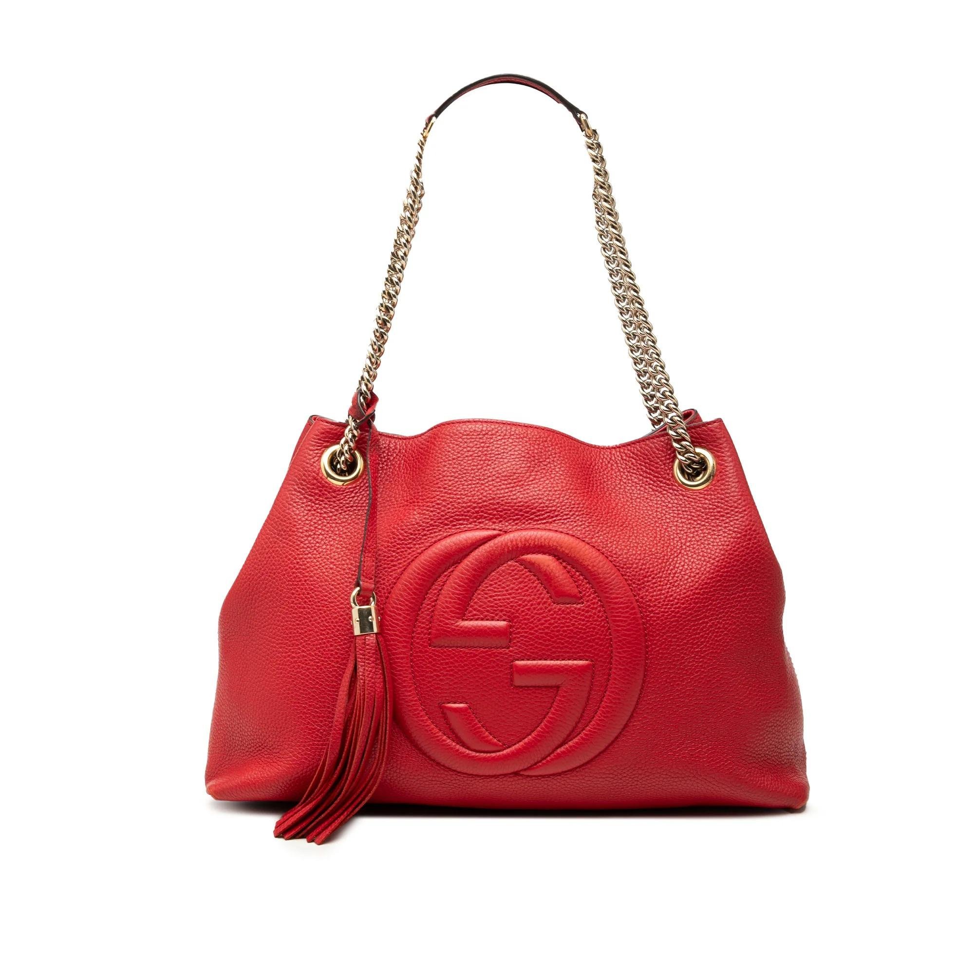 Gucci Soho Chain leather tote