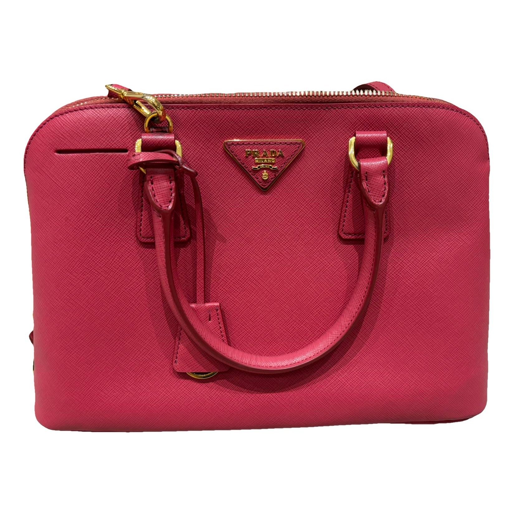 Promenade leather handbag