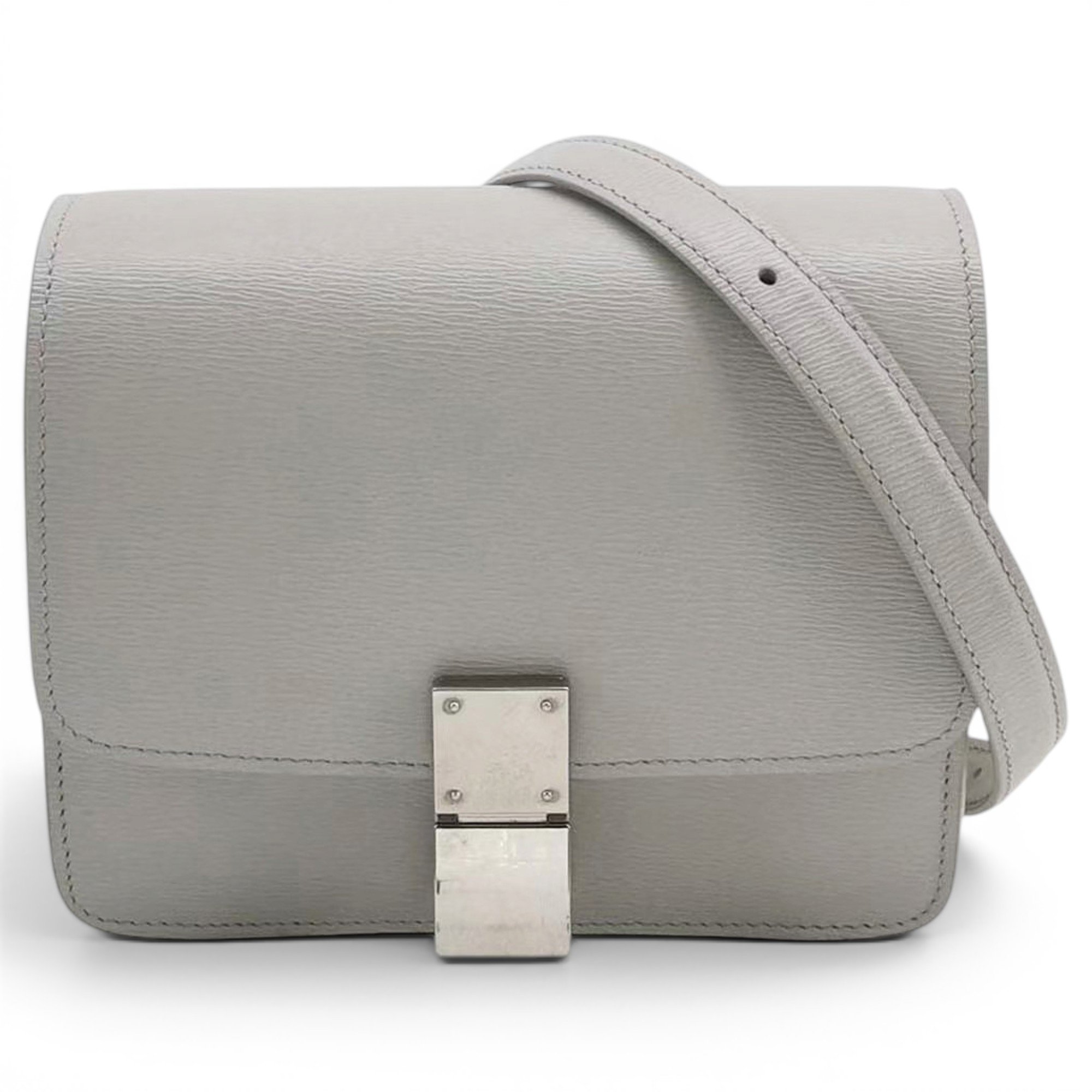 Classic leather crossbody bag