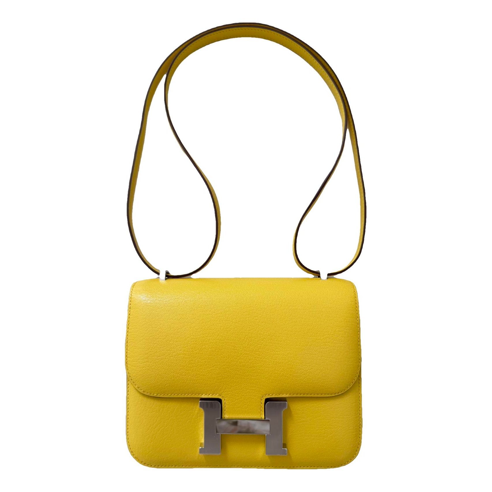 Hermes Constance leather handbag