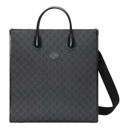 Patent leather tote