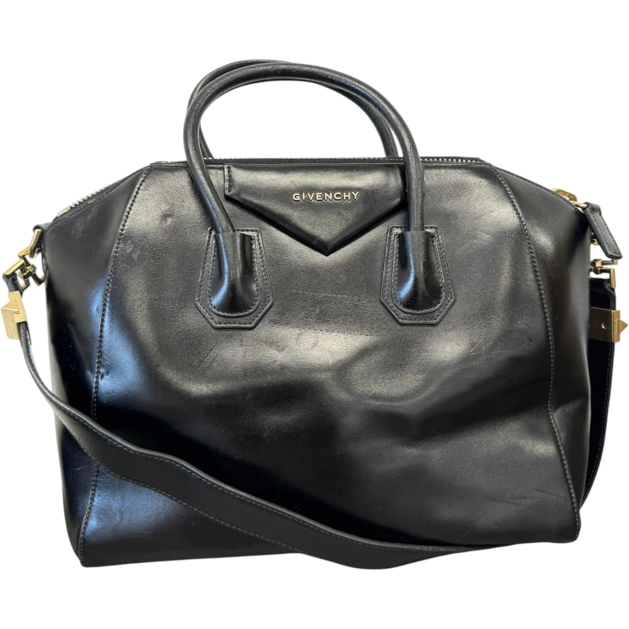 Leather handbag