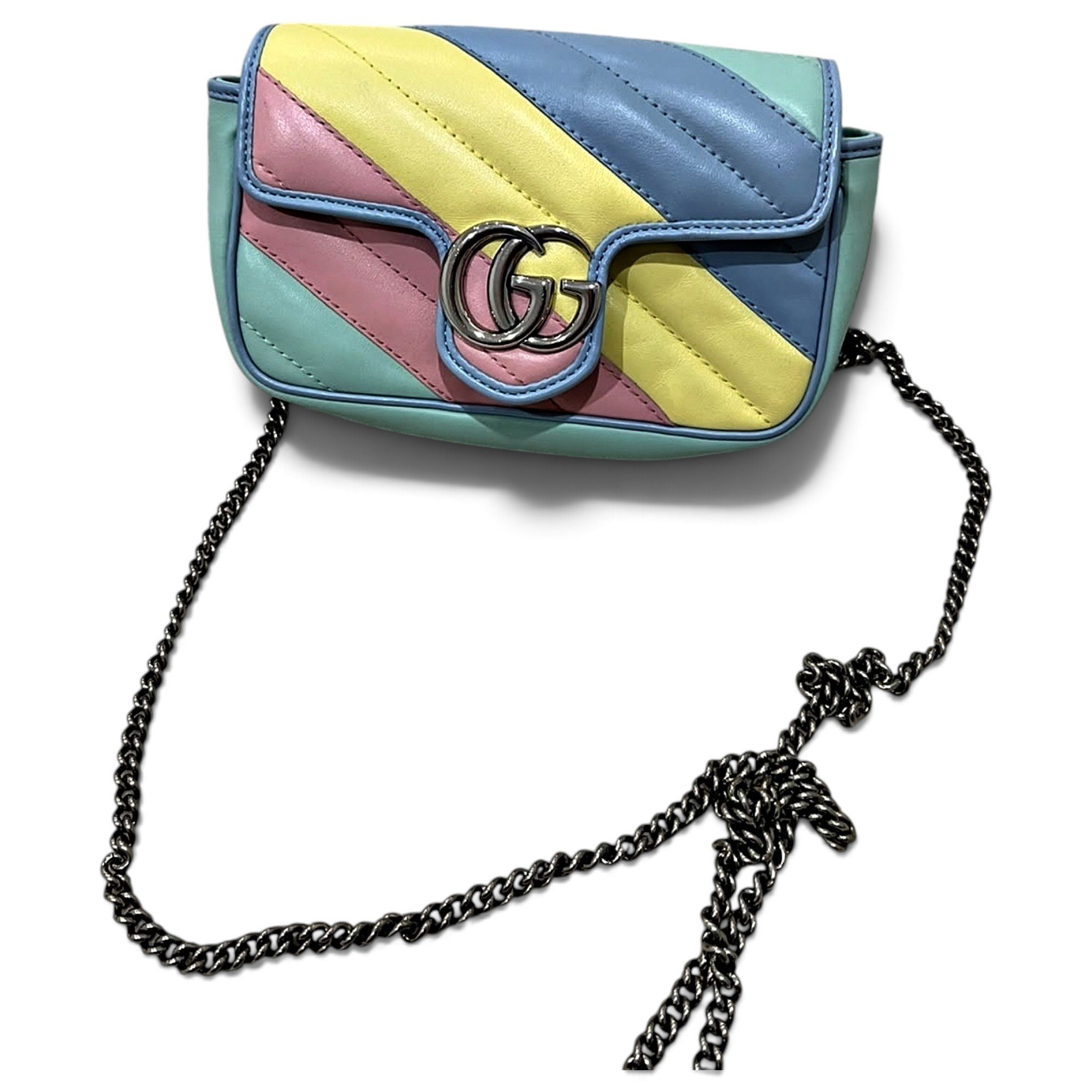 GG Marmont Flap leather handbag