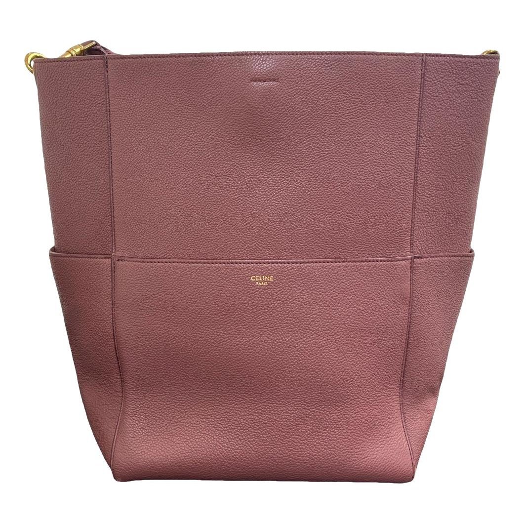 Celine Seau Sangle leather handbag