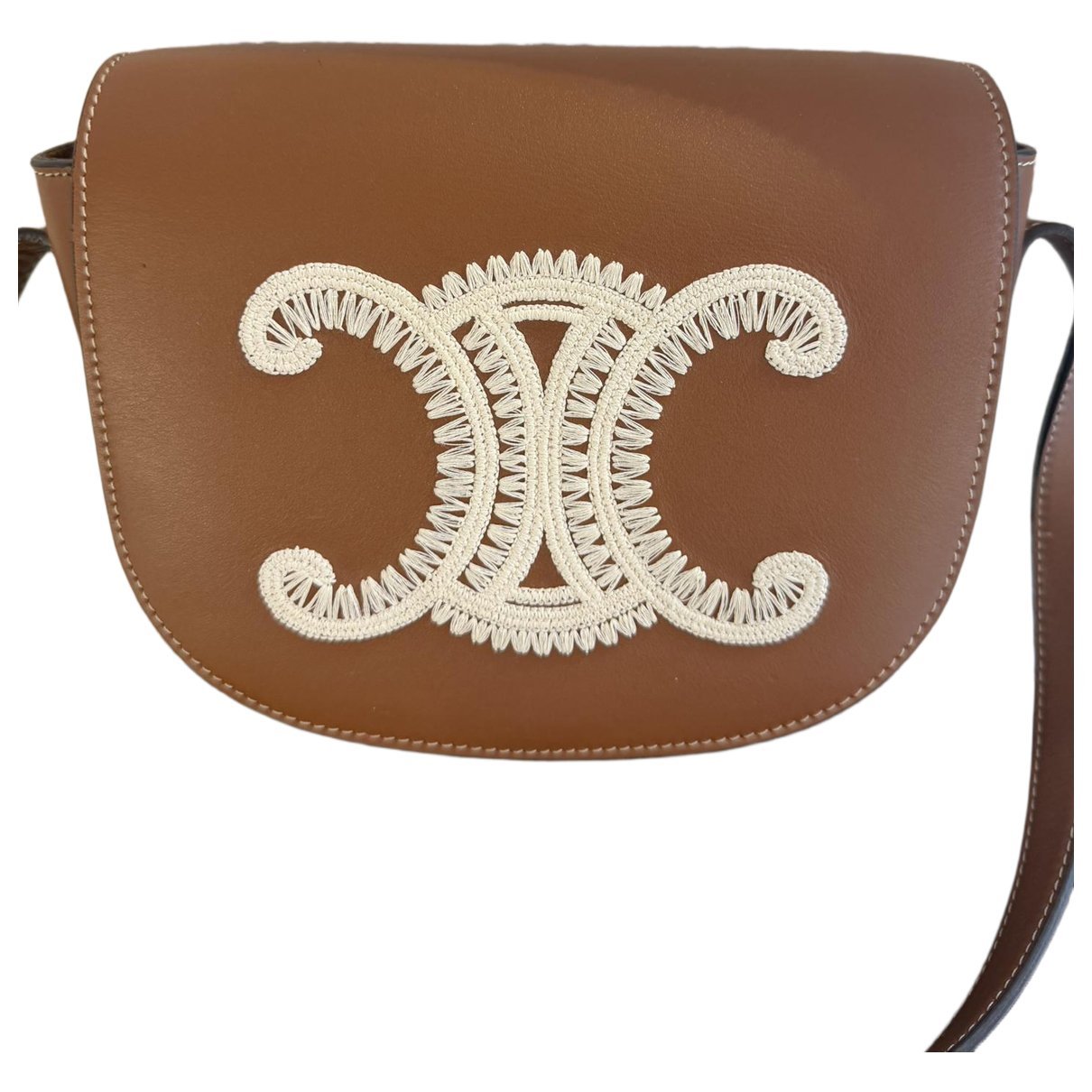Folco leather crossbody bag