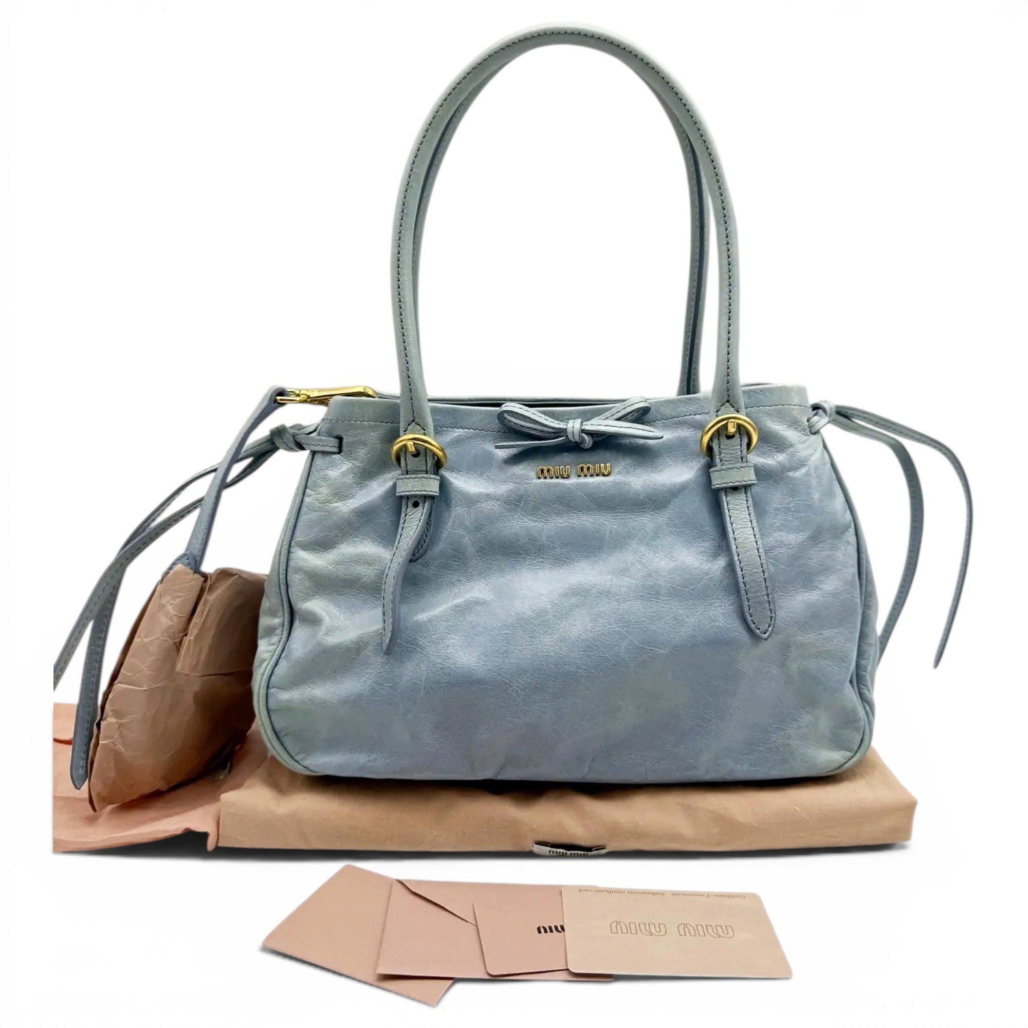 Vitello leather handbag