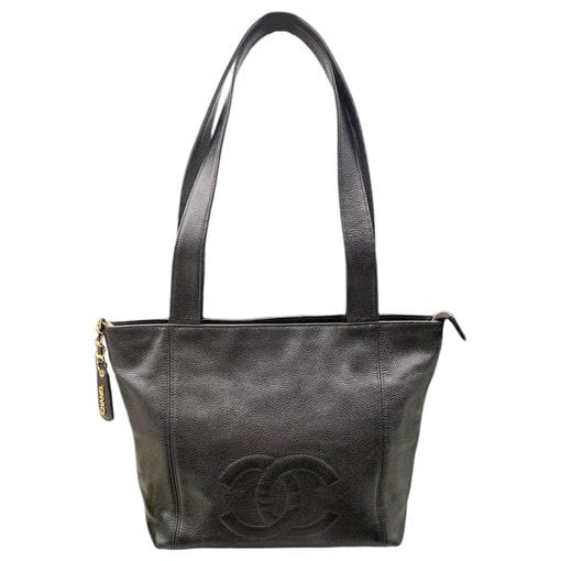 Leather tote