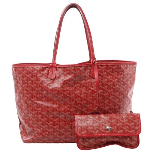 Goyard Saint-Louis leather handbag
