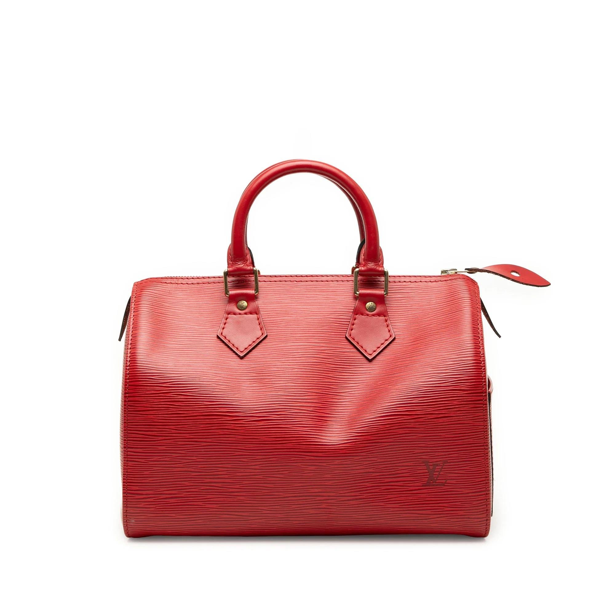 Speedy leather bag