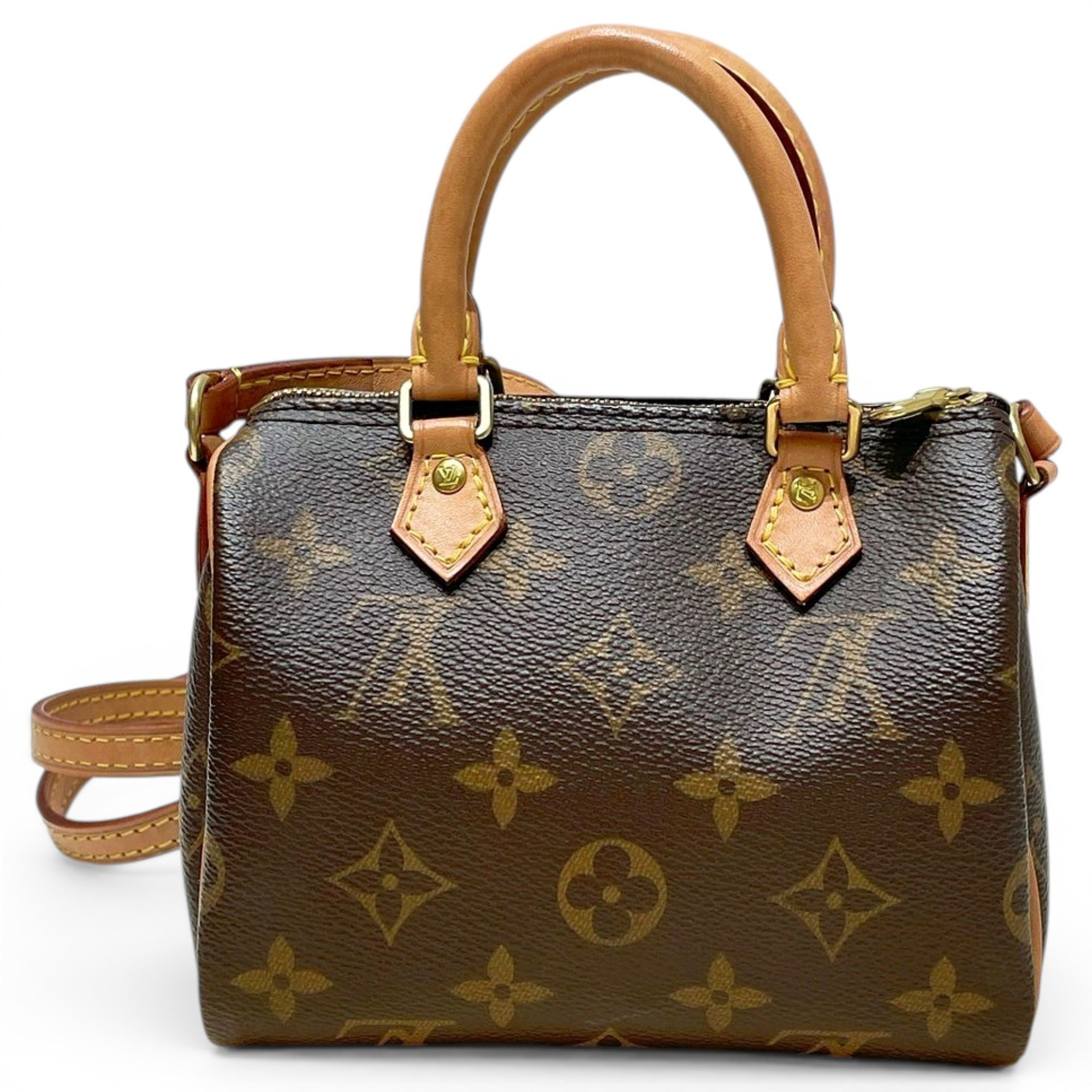 Louis Vuitton Nano Speedy / Mini HL leather handbag
