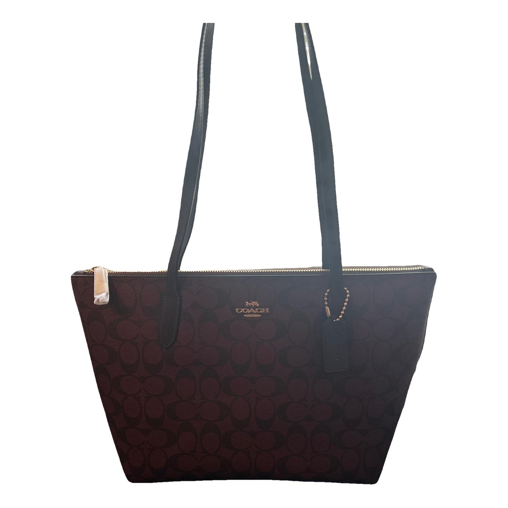 CITY ZIP TOTE leather handbag
