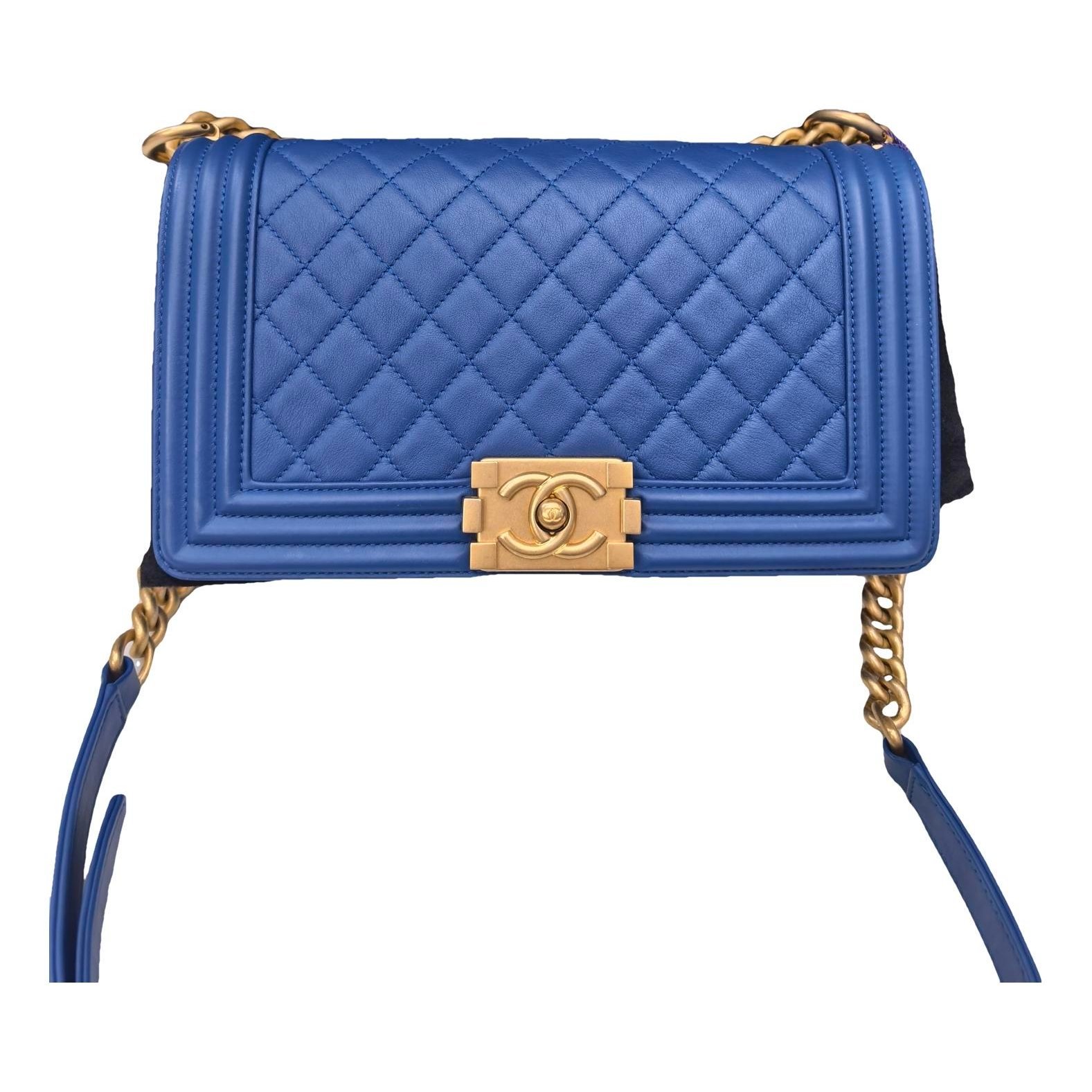 Boy leather crossbody bag