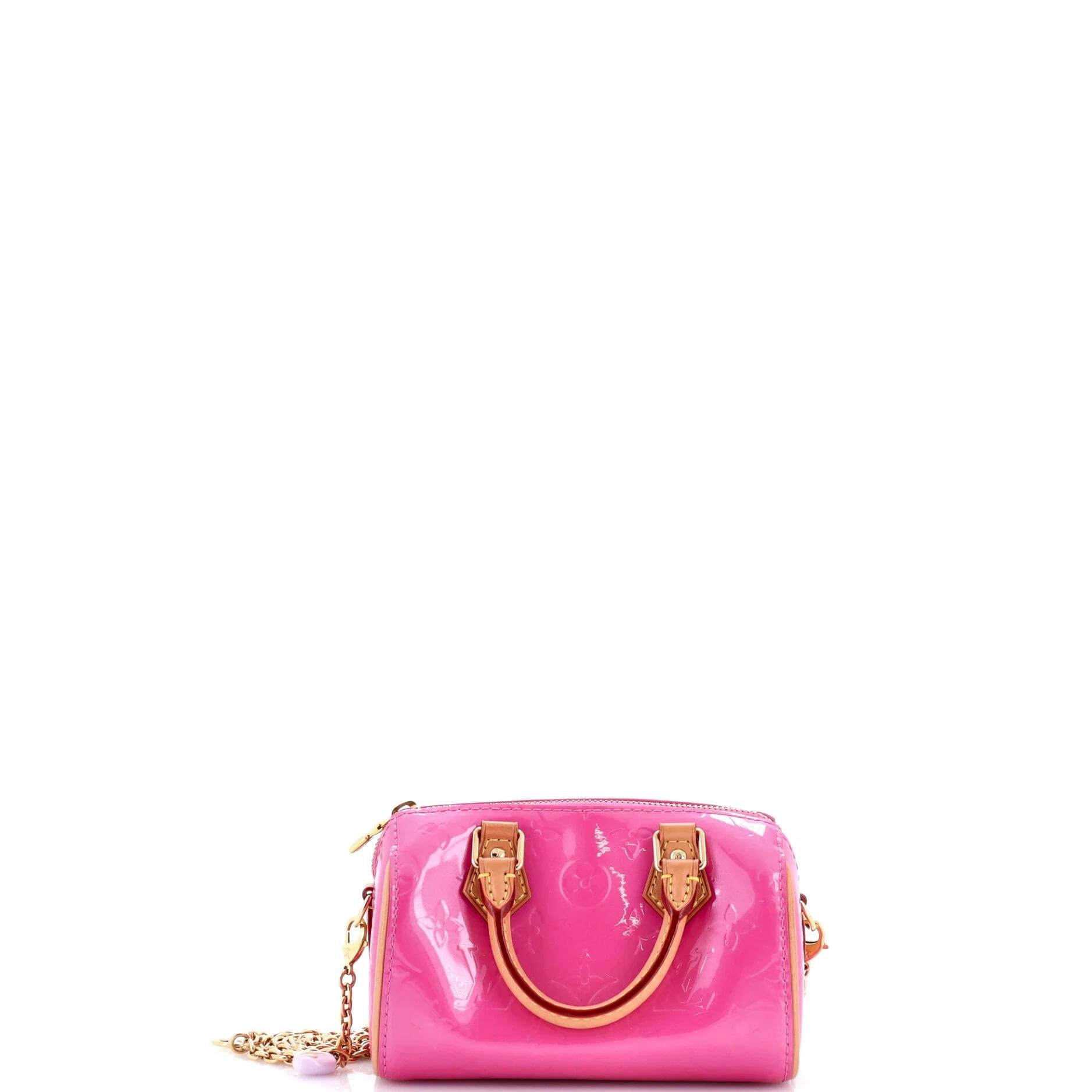 Louis Vuitton Speedy Bandoulière patent leather crossbody bag